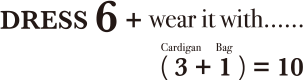 Dress4 + wear it with...